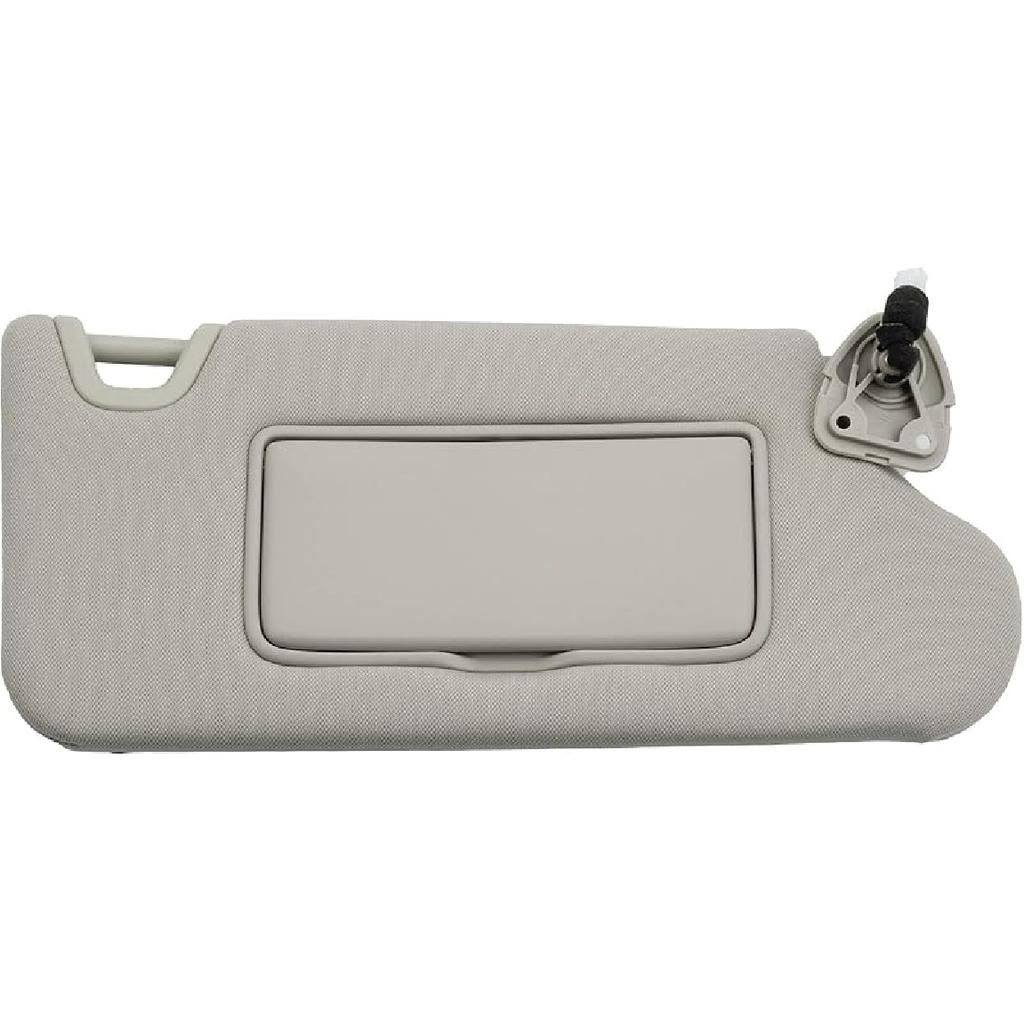 Dasbecan Gray Left Driver Side Sun Visor Compatible With Nissan Altima 2013 2014 2015 2016 2017 2018 With Mirror And Vanity Light Without Sunroof