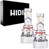 HB3 HB4 LED Super Warm White and Halogen Vehicle Inspection Cd Set of A Series HID-ya Headlights, Bright, Color, Compliant, 28,500 (Candela), 12V, 2,
