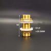 Various 1/2" 3/4" 1" BSP Male Brass Water Tank Bulkhead Pipe Fitting Connector Coupler Adapter Home Garden Hole Drainer