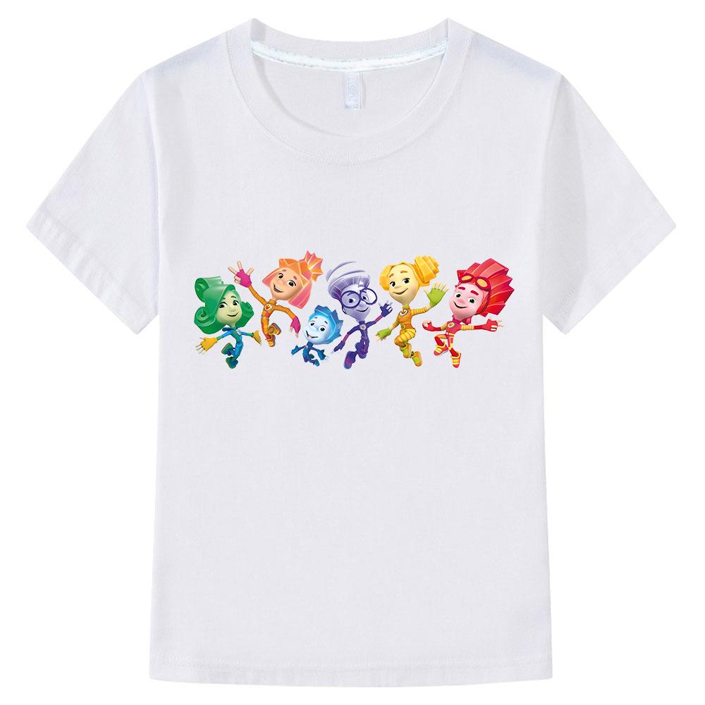 Children's Summer Boys and Girls Tops Cartoon Funny T-Shirt