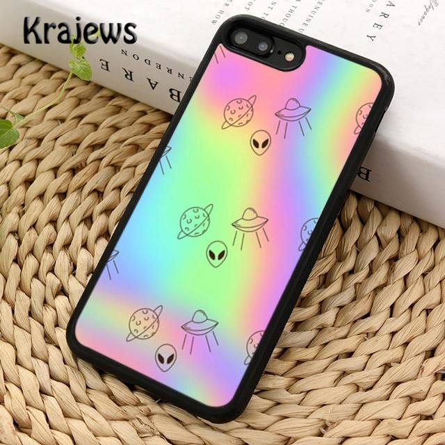 

Чехол для телефона Krajews Aesthetics Alien Space Vaporwave для iPhone 14 5 SE 6s 7 8 plus X XR XS 11 12 13 pro max Samsung S21 S22ultra iPhone 6plus
