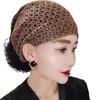 Pañuelo elegante para la cabeza Gorro transpirable para cubrir el cabello Envolturas de moda para la cabeza Mujeres