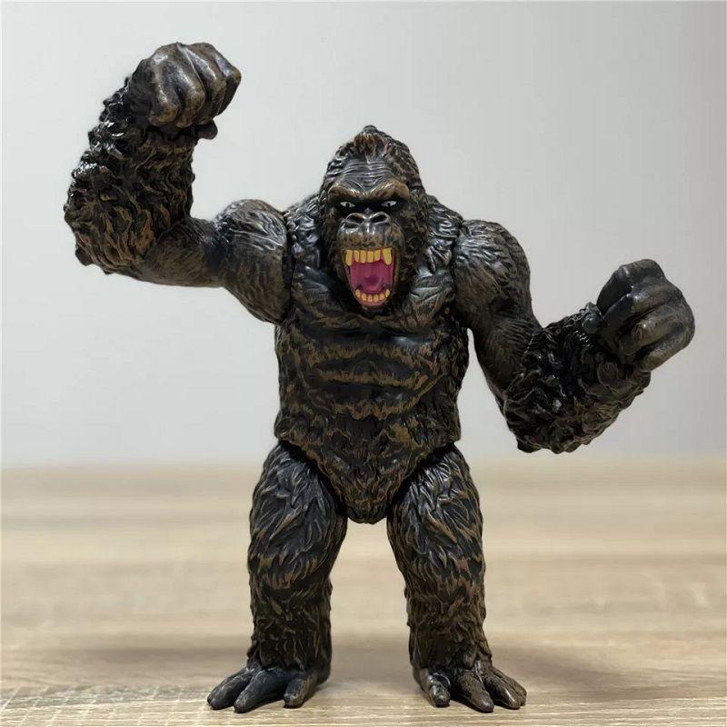 Bandai Original Shm King Kong Modelo Gorila Brinquedos Figura de Ação Exquisita Para Presentes de Crianças
