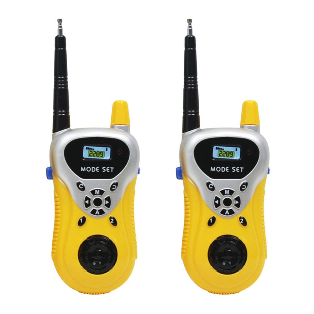 2 Stück Kinder Walkie-Talkie Handfunkgerät mit Sprachfunktion Tragbares Outdoor-Gerät für Kinder
