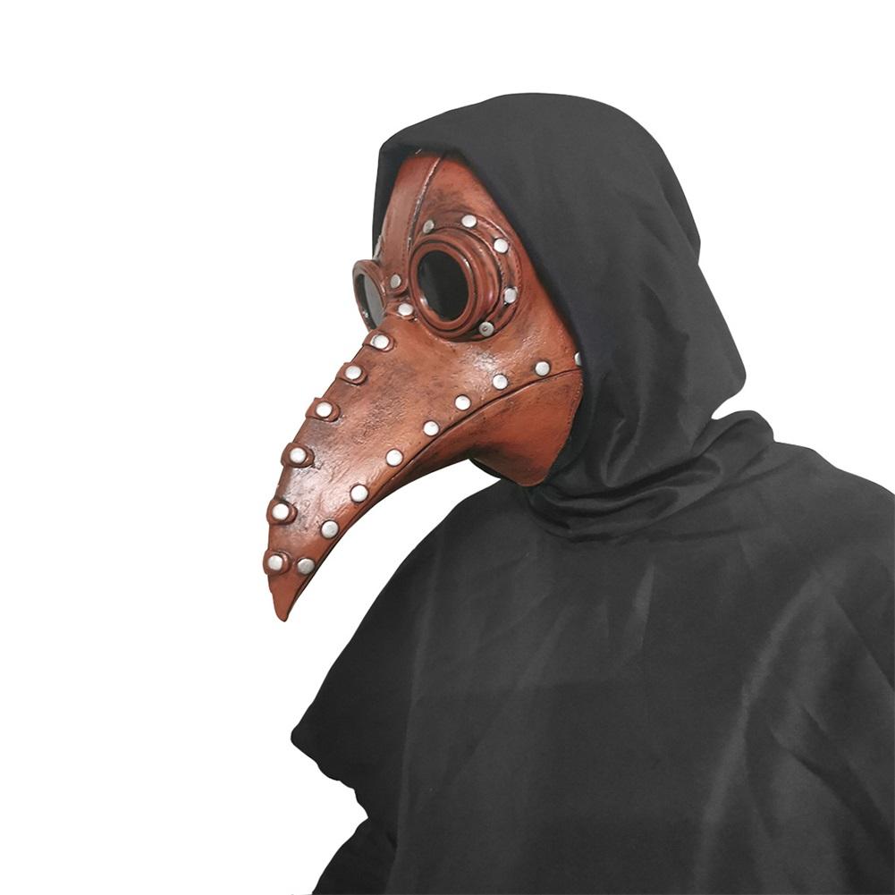 Halloweenowa Maska Dziobowa Lateksowa Maska Steampunkowa na Twarz na Imprezę Halloweenową Kostium Cosplay Przebranie