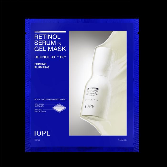 IOPE Retinol Serum in Gel-Maske 4+1 Set 4+1 blue
