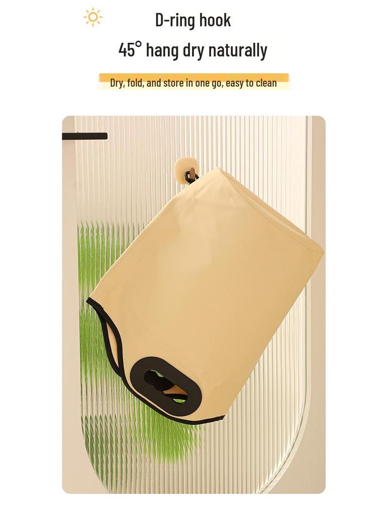 Portable Foldable Insulated Foot Bath Bucket - Deep, Thickened Design with Drainable Foot Soak Bag for Calf Coverage At Home