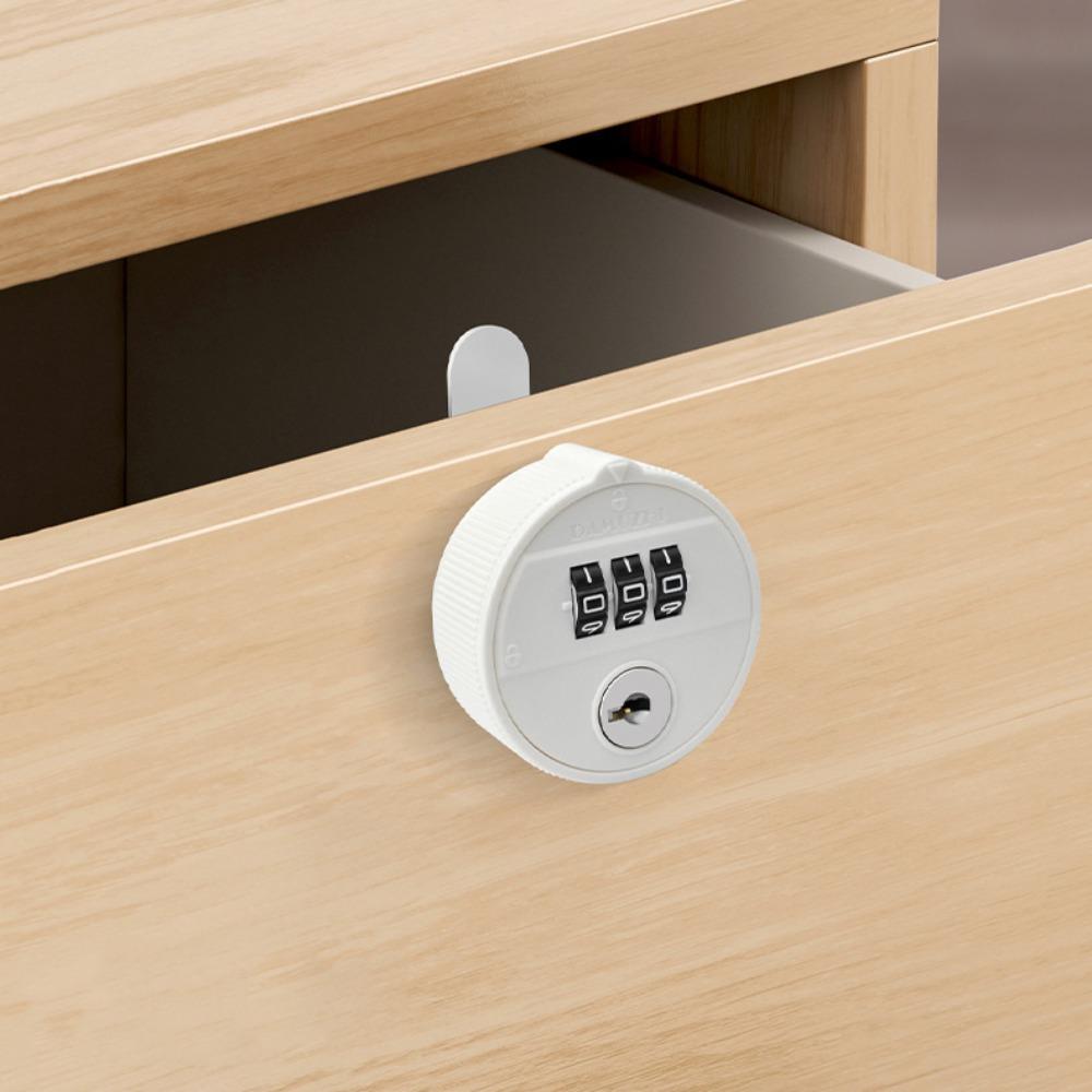 With Key Password Lock Zinc Alloy Drawer Lock New Combination Lock  Cabinet Mailbox