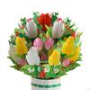 Muttertags-Geschenkgutschein 3D Grußpapier-Skulptur Bouquet für Jubiläum