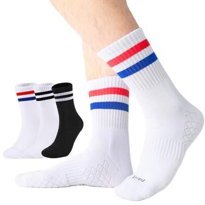 Sport Tennissocken Mittelhoch Baumwolle Verdickte Frotteesohle Atmungsaktiv Reflektierend Basketball Badminton Socken