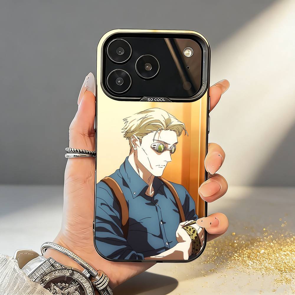 Anime K-Kento N-Nanami Phone Case For iPhone17,16,15,14,13,12,11,Pro,MAX Gray Matte Silicone Black Cover