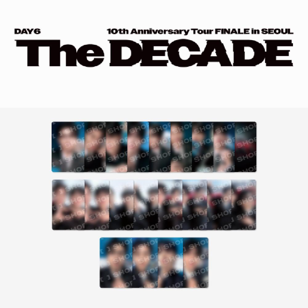 Предзаказ DAY6 10-й Юбилейный Тур Финал в СЕУЛЕ The DECADE Коллекционная карточка Random 1 pack