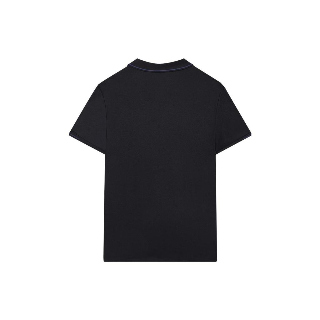 FILA Solid Color Casual Business Short Sleeve Polo Shirt Men Polo Shirts Legendary-Blue F11M327111GNV