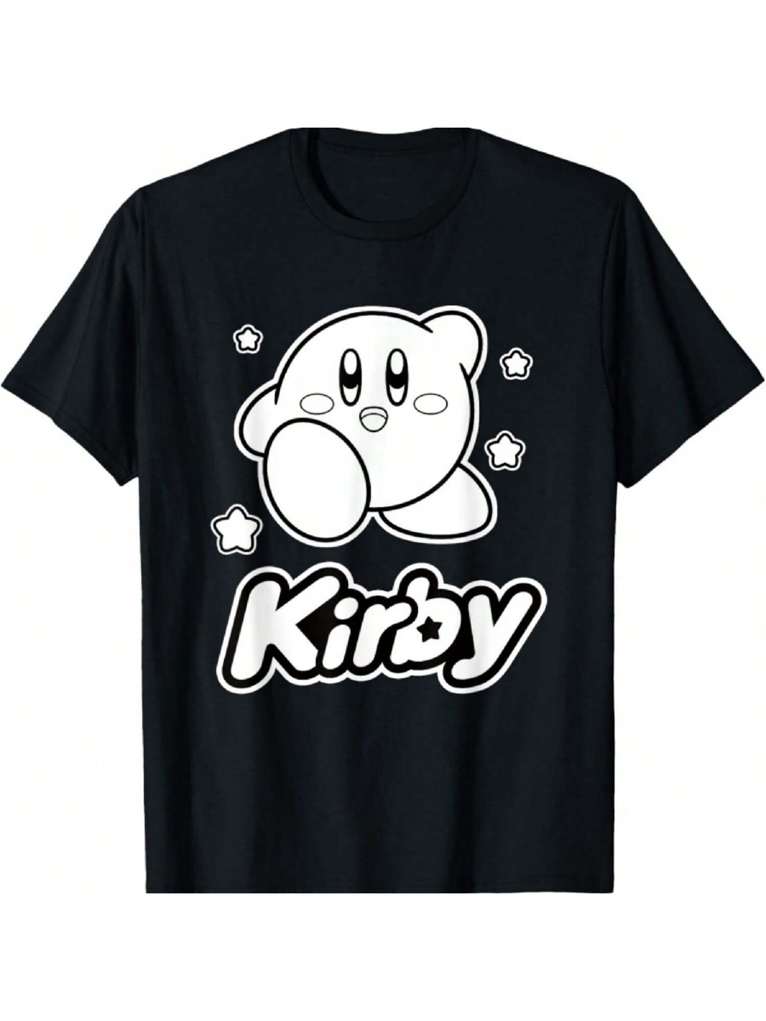 Stars Black & White Big Character Portrait T-Shirt S разноцветный