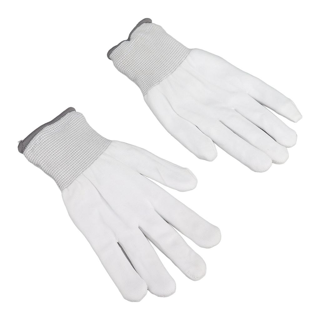 2pcs LED Glowing Gloves Cloth Skeleton Glowing Light Gloves for Dance Halloween Children