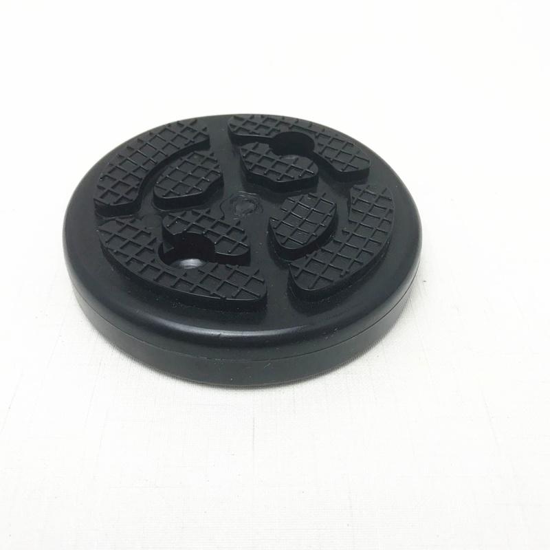 4 Pcs Black Round 115Mm*20Mm Round Rubber Arm Pads For Car Suv Lift Accessories