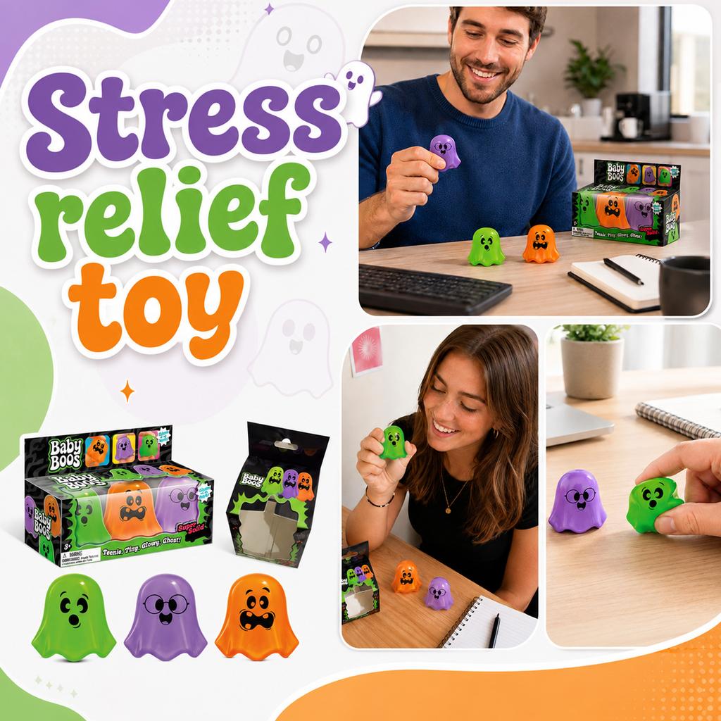 Stress Toy Set - Soft Sensory Toys for Kids and Adults, Slow Rising Balls for Relaxation and Calming