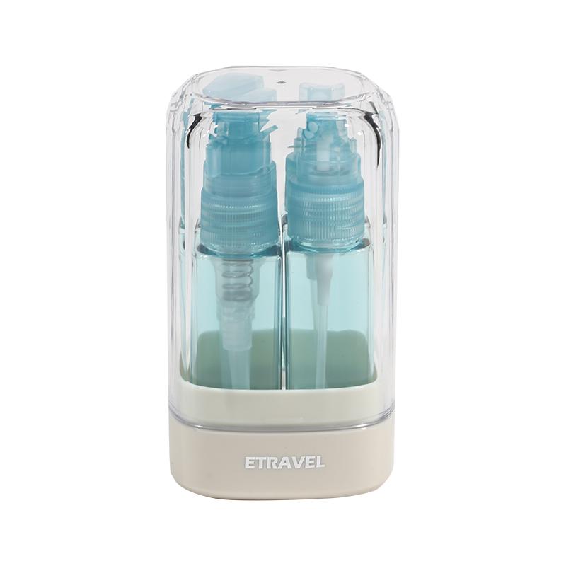 4 In 1 Travel Split Bottle Set Empty Reusable Cosmetic Containers For Shampoo Lotion Cream Spray Leak Proof Toiletry Bottles