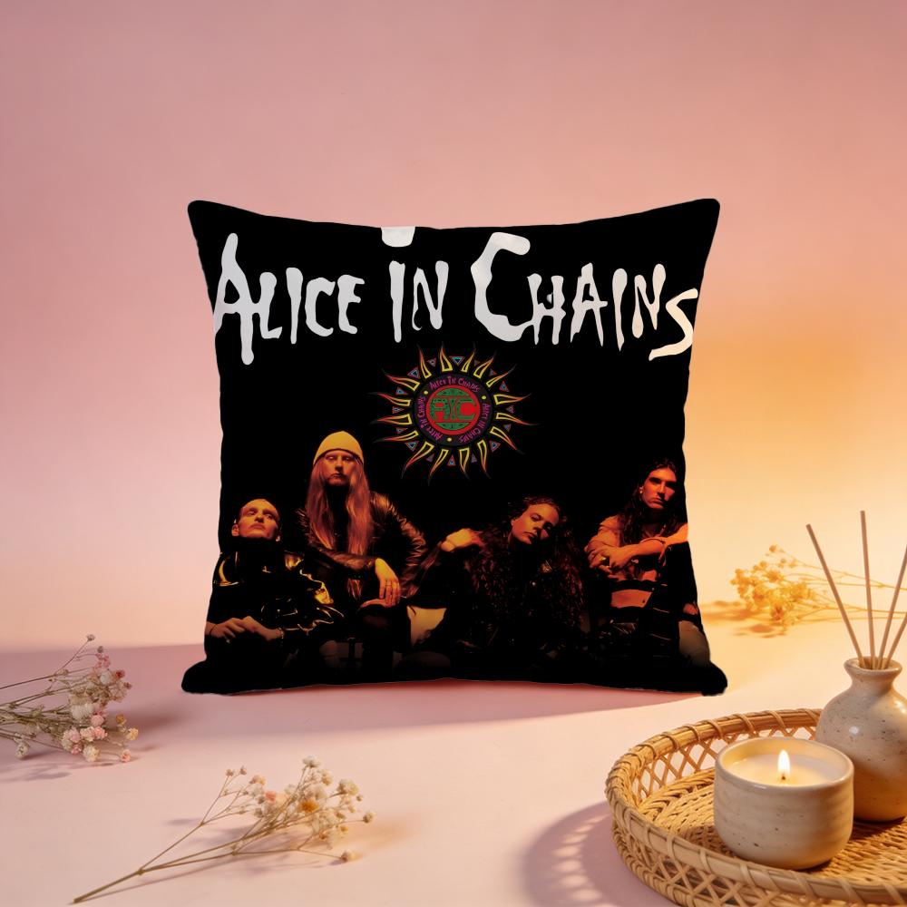 Heißes Alice In Chains Kissenbezug Kissenbezug Bequem Langlebig Kissenbezug Multi-Szene für Zuhause Büro Auto Sofa