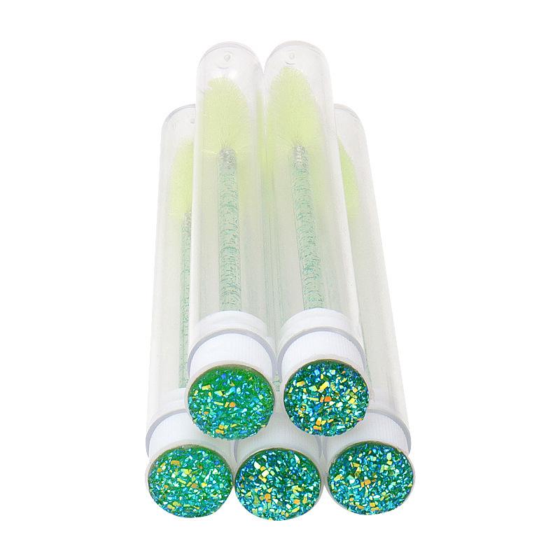 Disposable Crystal Rod Mascara Wand & Eyebrow Comb for Eyelash Extension Makeup