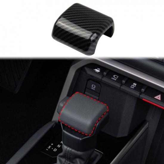 Carbon Fiber Style Gear Shift Knob Head Cover Trim For Toyota Tacoma 2024+
