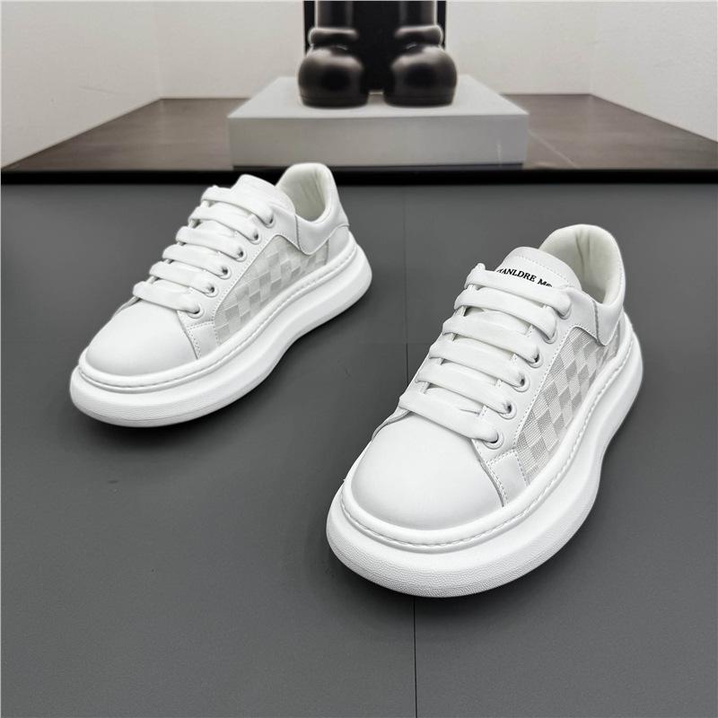 New summer breathable thick-soled casual shoes mesh 38 белый