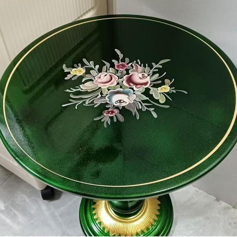 Round Coffee Table Circular Side Tea Tables Modern Luxury Interior Living Room Bedside Table Decorations Nordic Home Furniture