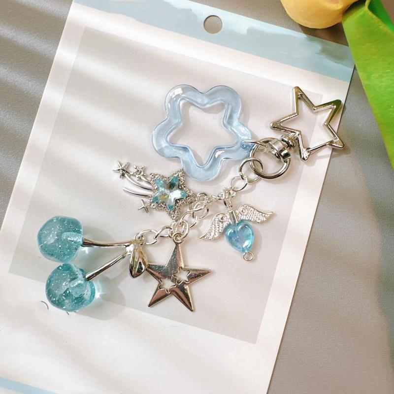 

Брелок с метеором и бриллиантами, брелок с бусинами, подвеска для рюкзака, шарм, цепочка для телефона, декоративные аксессуары