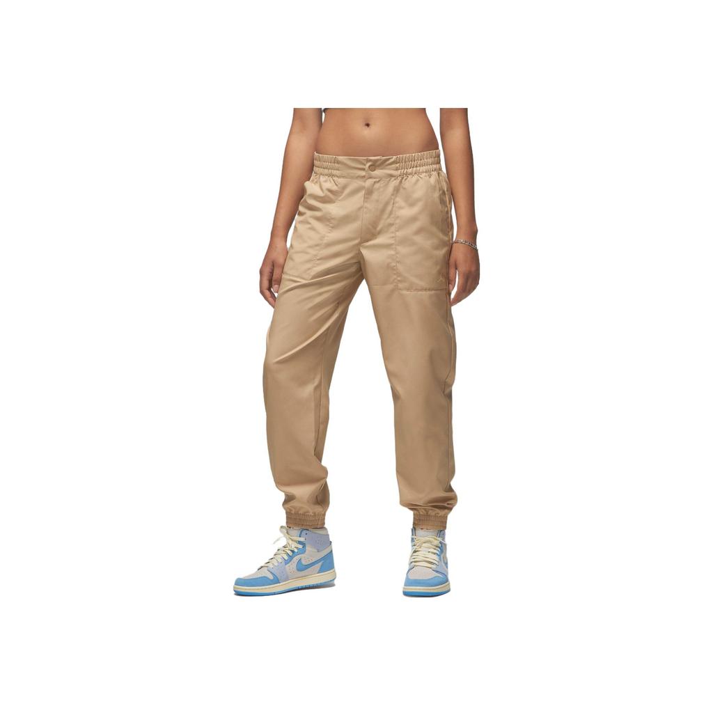 Jordan Logo Joggers Women Bottoms Desert-Yellow DZ3376-254