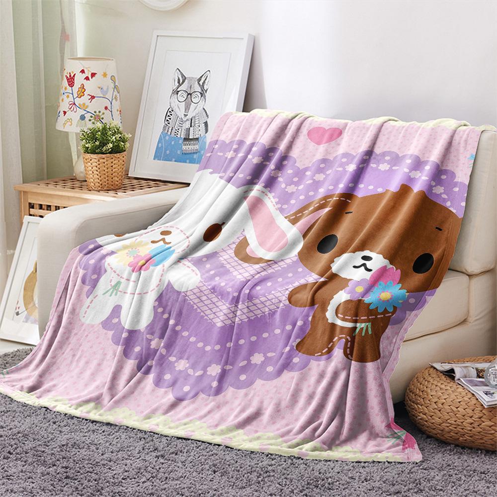 Honey Bonnie Druck Flanelldecke, Hohe Qualität, Bequem für alle Jahreszeiten, Heimdekoration, Wärme und Komfort