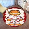 Garfield Printed Round Rug Carpet Chair Rug Area Rug Entryway Doormats,for Office Chair Living Room Bedroom Kitchen Room.