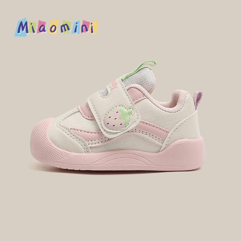 

New spring and autumn casual toddler shoes for boys, soft-soled breathable shoes for boys and girls, baby shoes 16-20Take a photo with on рожевий