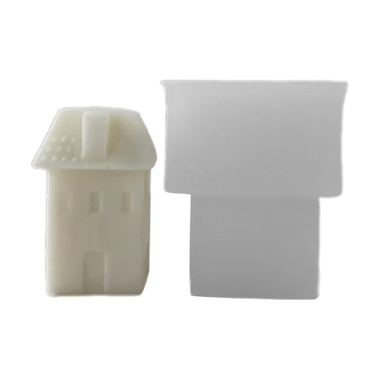 Bastelformen Kleines Hausform Seife Silikonform zur Herstellung schöner Kerzen