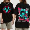 2026 Anime Hazbin-el Alastor Angel Dust Vox Adam Lucifer T-shirt Harajuku Short Sleeve O-neck C