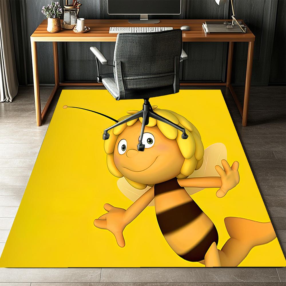 Maya the Bee Printed Carpet Rug for Office Chair Living Room Bedroom Kitchen Room Decor Gifts