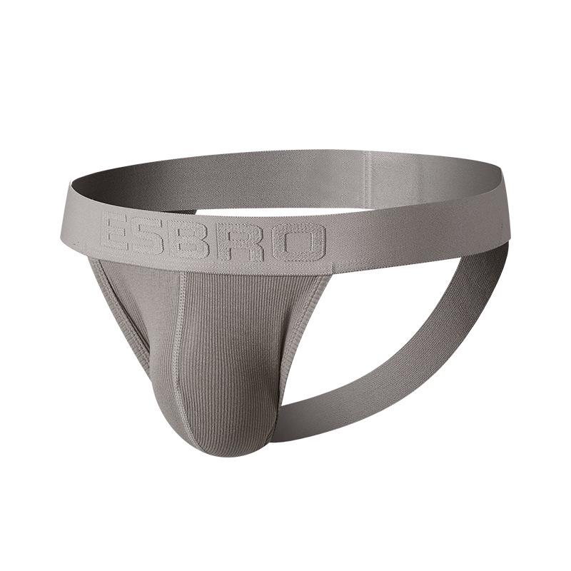 ESBRO Men's Ribbed U-Pouch Butt-Lifting Thong