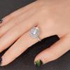 Light Luxury High-End Single Ring Woman, Lady Elegant Temperament Ring, Fashionable And Shiny Design Sense