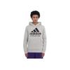 Adidas Sport Hy Athletics Hooded Pullover Letter Long Sleeve Sweatshirt Men Sweatshirt Gray B47375