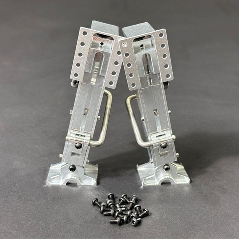 1:14th Scale RC Truck 2pcs Metal Simulation Support Leg for SCANIA Tamiya 770S R620 for VOLVO ACTROS AROCS Model Car DIY Parts