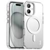 IMAK For iPhone 16 Case Compatible with MagSafe Candy Color Anti Drop TPU+PET Back Cover
