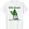 SILK ROAD anonieme marktplaats kameel dark web crypto BTC T-shirt