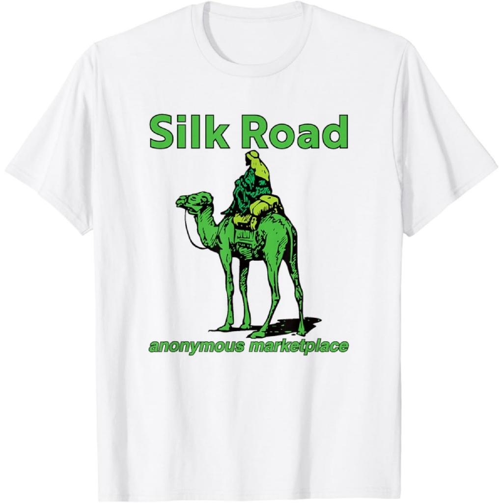 SILK ROAD anonymous marketplace camel dark web crypto BTC T-Shirt