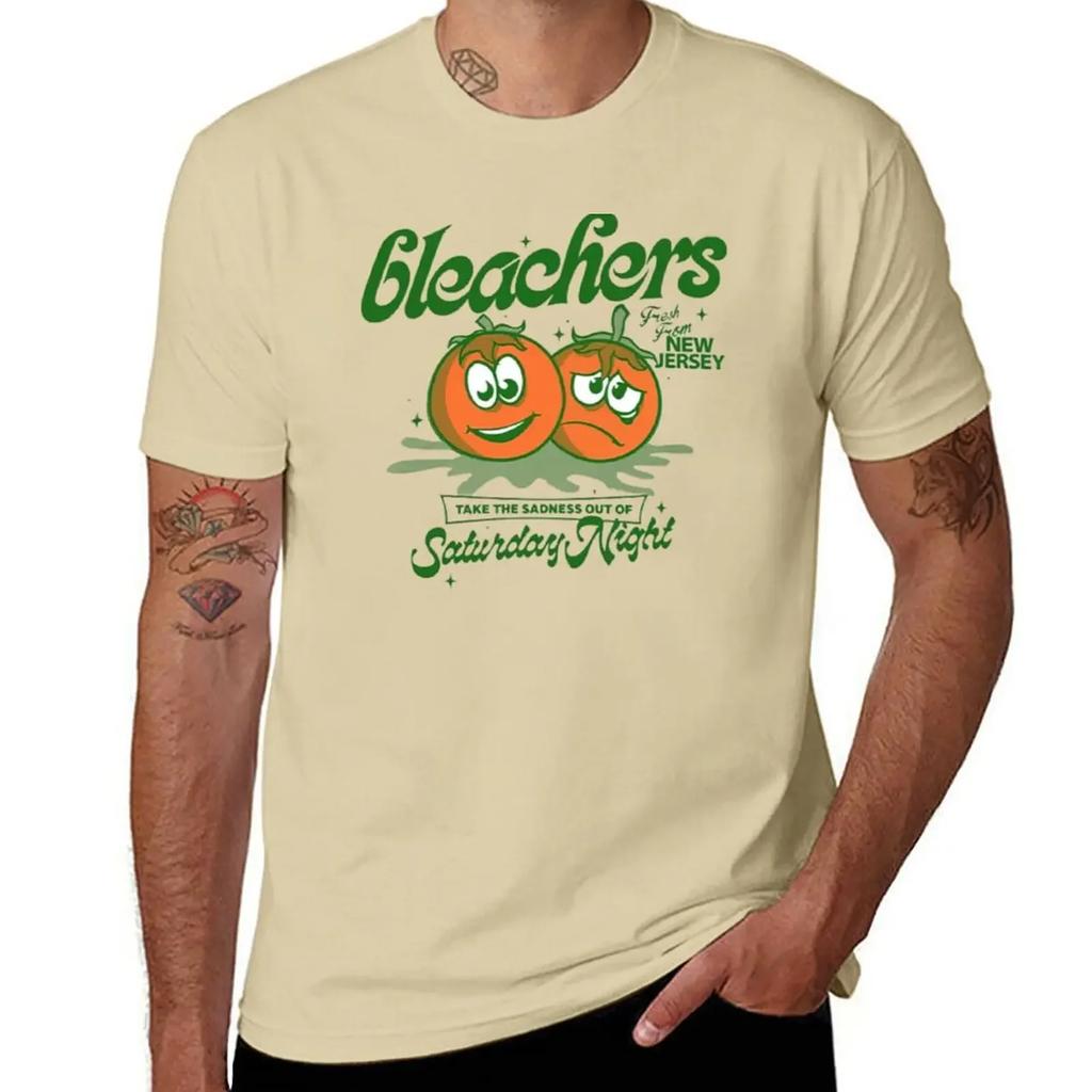 bleachers T-Shirt sports fans oversizeds heavy weight t shirts for men