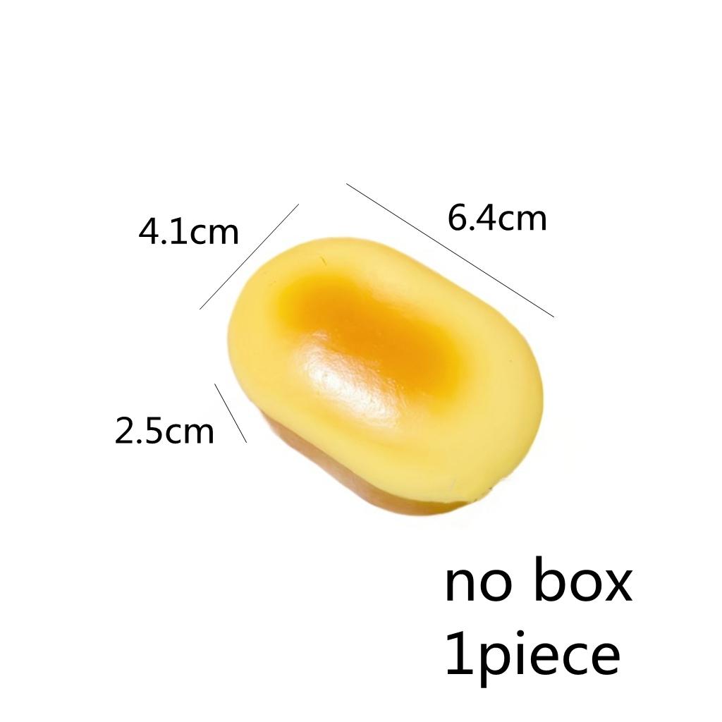 Squishy Simulated Cheese Bread Squeeze Toy Stress Relief Slow Rising Sensory Fidget Toys for Anxiety ADHD Autism for Kids Adults