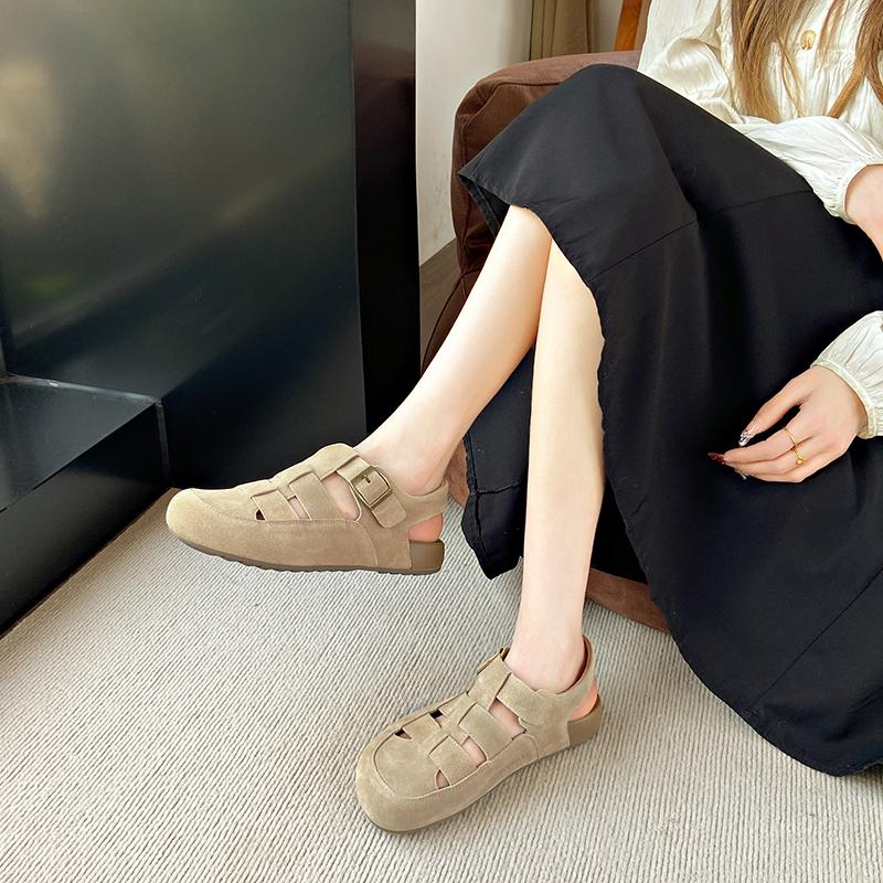 Fashion New Summer Leisure Sports Shoes  Beach Sandals Kids Closed Toe Arch Support Sport  Platform Shoes