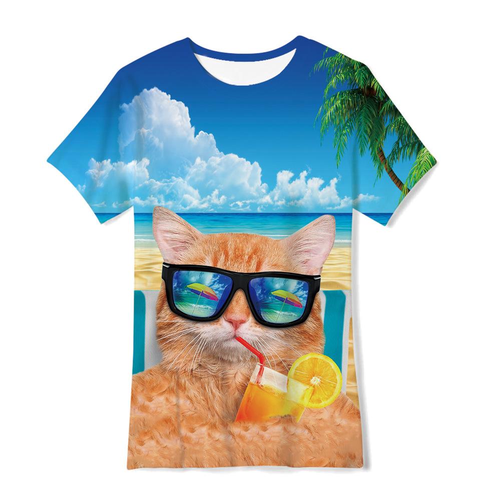 Мужская футболка - Легкая и дышащая футболка с коротким рукавом и круглым вырезом - — фото 5