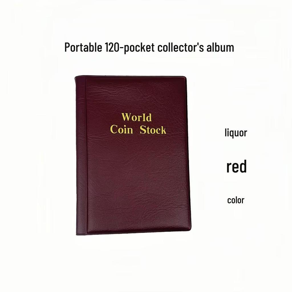 120-Pocket Large Capacity Coin Collection Album for Ancient and Commemorative Coins