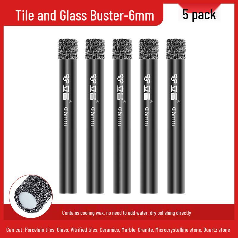 Tile and Glass Drill Bit - Hole Saw for Marble and Tile Drilling