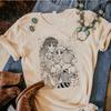 Lata 90. Kawaii Cukierki Cukierki Anime Letni Top Koszulka Damska Nadruk Koszulka Grunge Anime Manga Koszulka Topy Graficzny Estetyczny