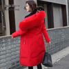 XueZhongFei Women's Long Down Jacket with Detachable Fox Fur Collar